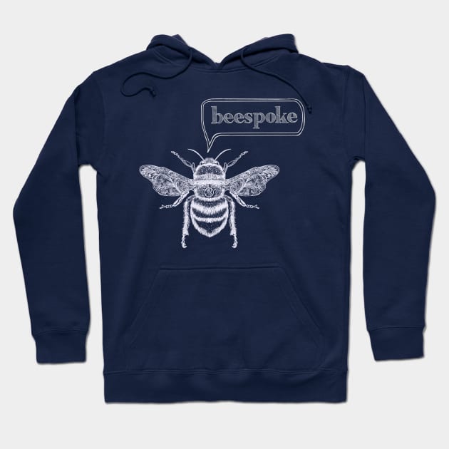 Bee Spoke Design Hoodie by Marike Korting Art